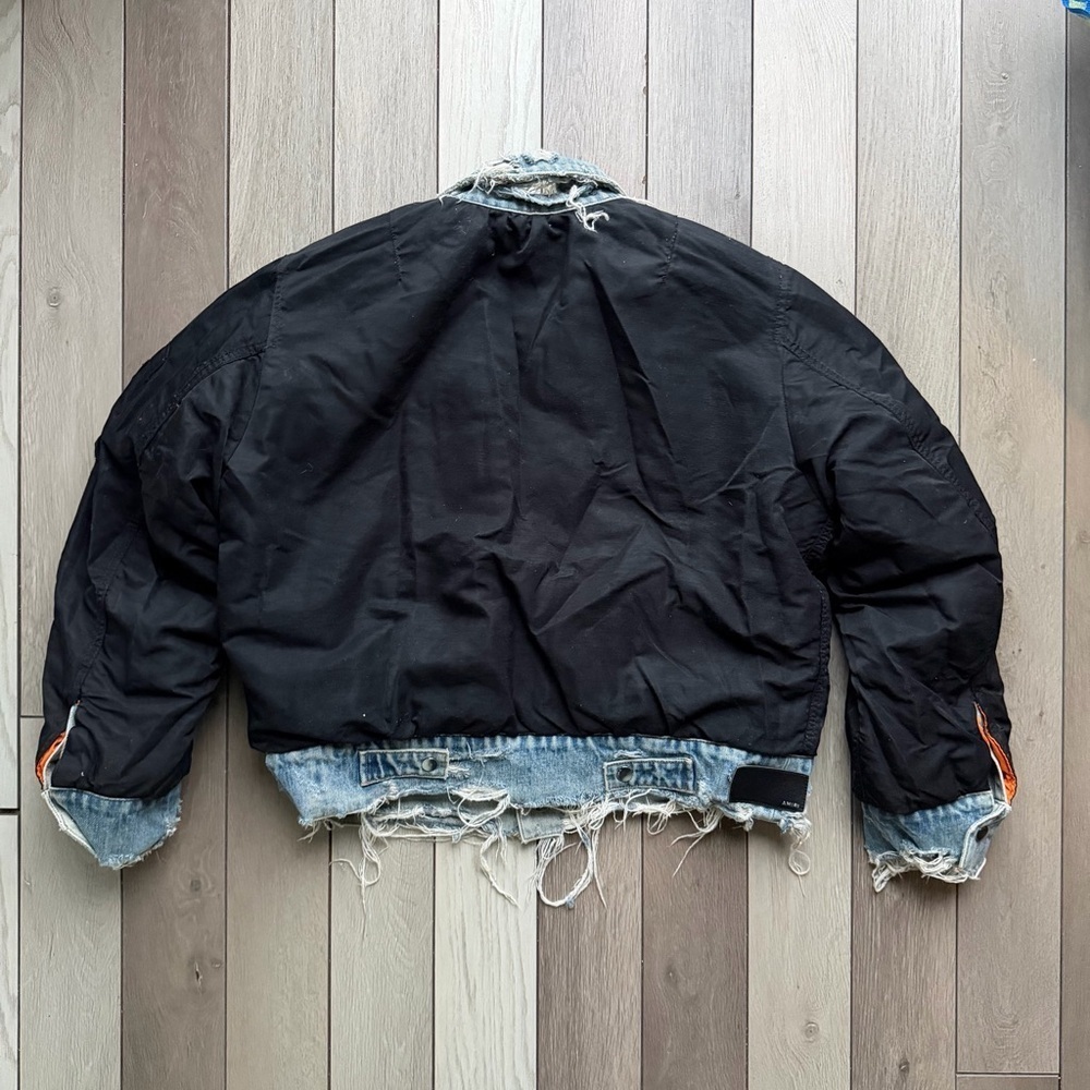 Amiri Reverse Trucker Bomber Jacket - Picture 9 of 13